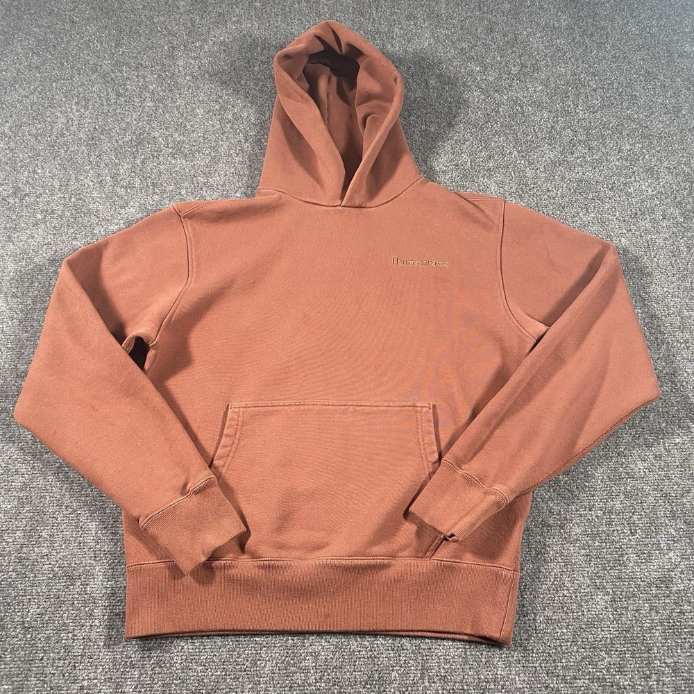 Adidas Human Race Pharrell Basics Faded Hoodie Earth Brown Mens Small H58292
